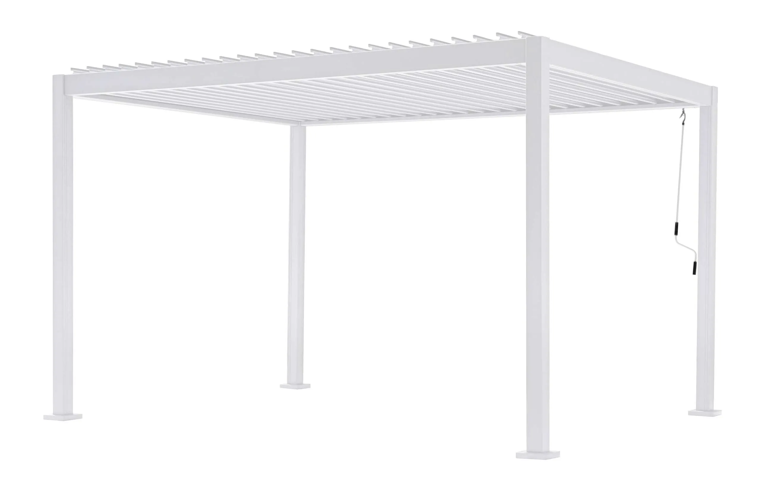 The Arcolaio Pergola Vulcano 3 x 4 Mt White