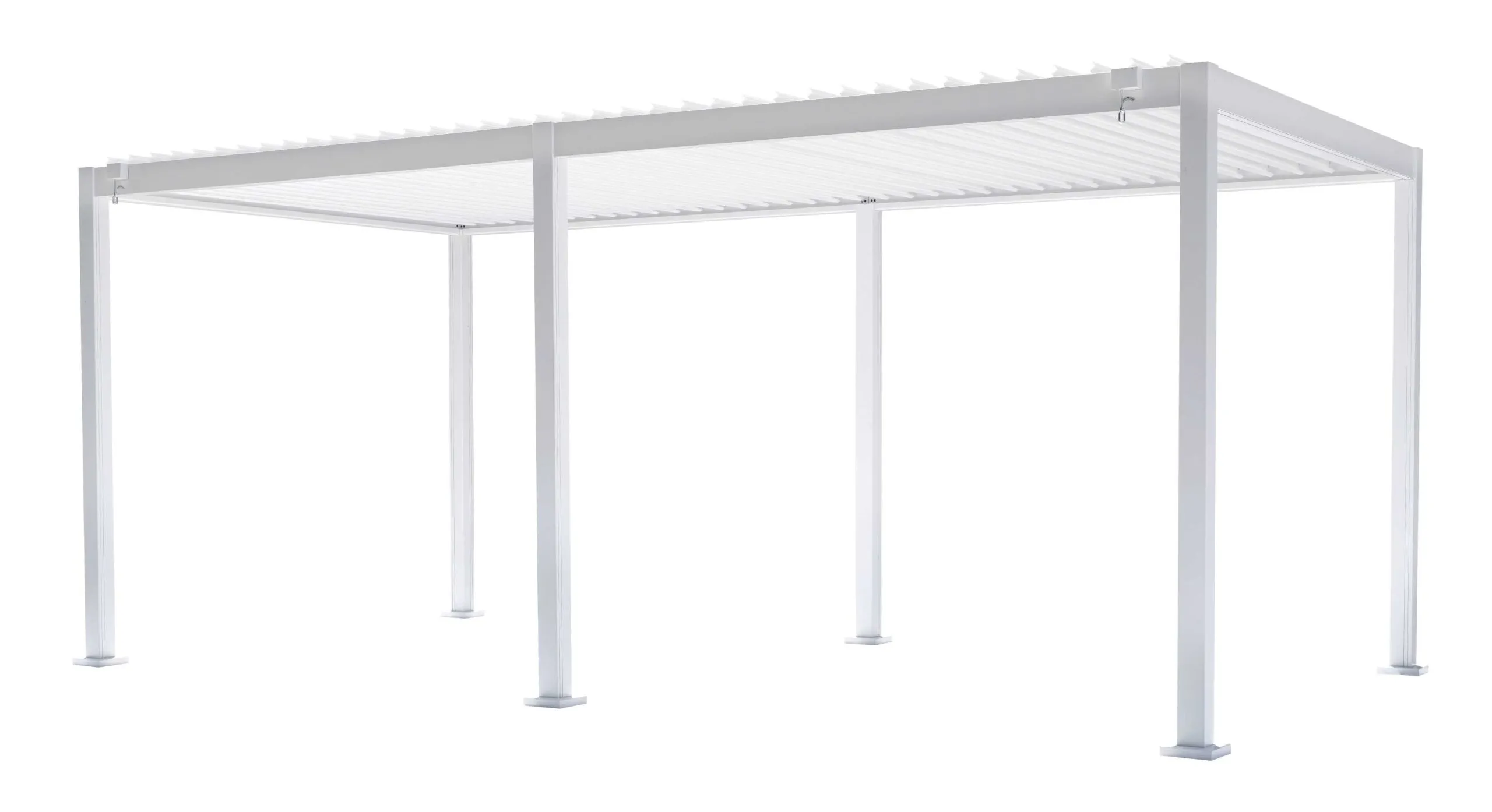 The Arollaio Pergola Vulcano 3 x 6 Cm White
