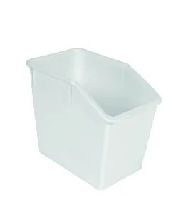 Bac à ingrédients plastique blanc 66x40x56 cm 80 L Sans couvercle Gilac