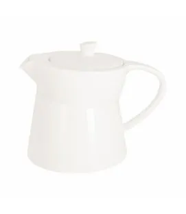 Théière rond ivoire porcelaine vitrifiée 40 cl Ø 10,2 cm Giro Rak