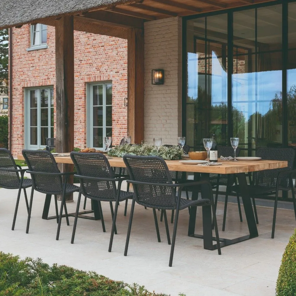 Table de jardin Margarite 250x110 - teck