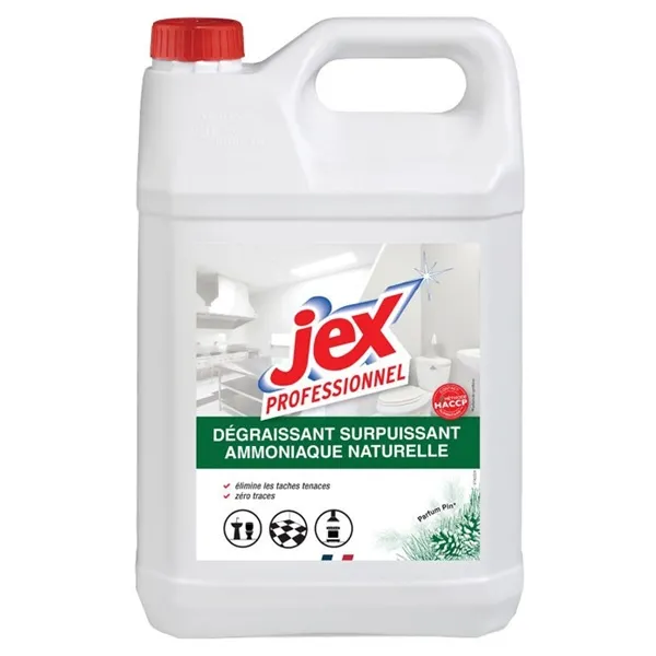 JEX PROFESSIONNEL DEGRAISSANT AMMONIAQUE 5 Litres