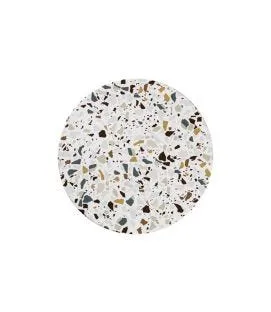 Assiette coupe creuse rond multicolore porcelaine Ø 20,5 cm Kerrazzo Rak