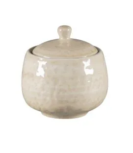 Sucrier avec couvercle rond porcelaine 25 cl Ø 8,8 cm Krush Rak