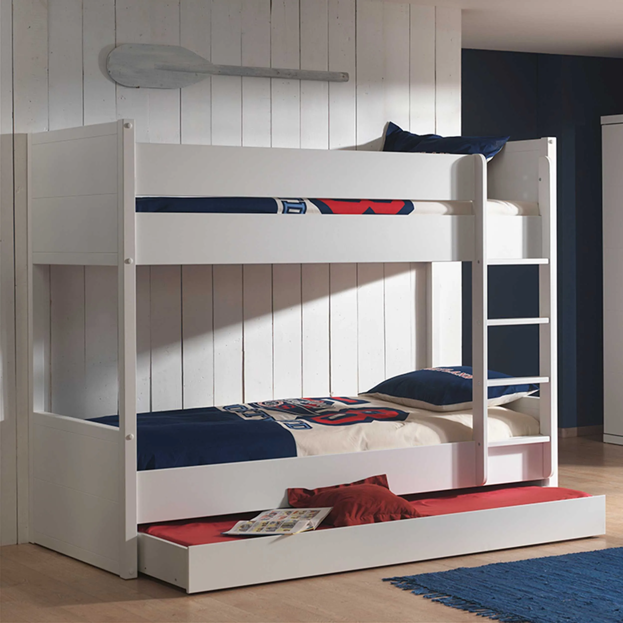 Lit superposé Lara - blanc