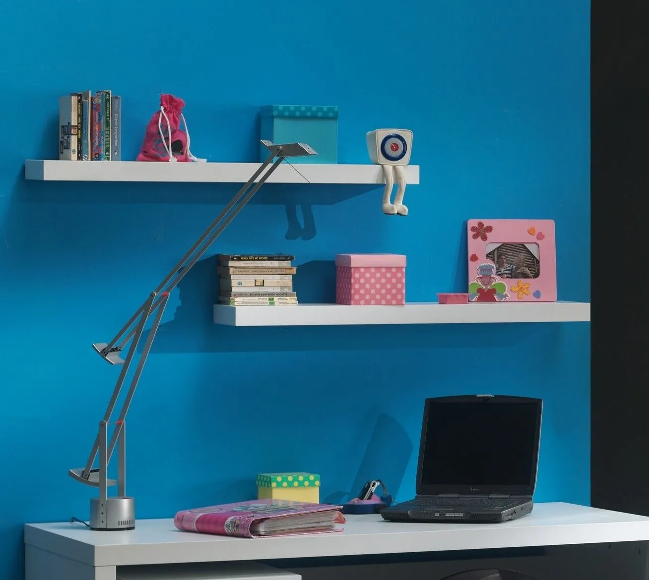 Étagères Lara 100cm - blanc