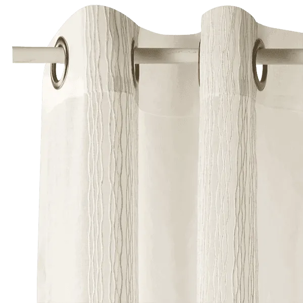 Voilage LUCID coloris beige naturel 140 x 240 cm - 4MURS