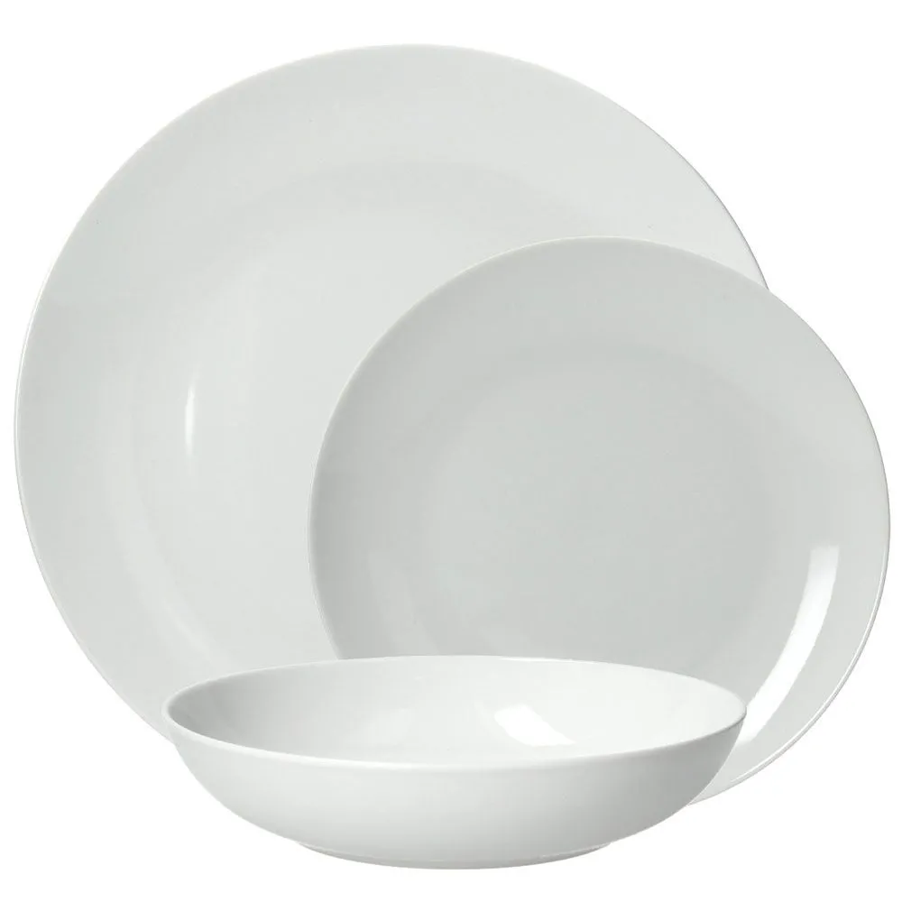 Tognana Metropolis Table Service 18 Pieces White Porcelain