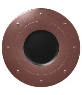 Assiette extra creuse rond noir porcelaine vitrifiée Ø 30,5 cm Metal Fusion Rak