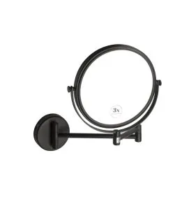 Miroir grossissant noir laiton Odessa