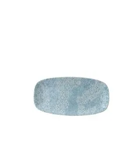 Assiette plate rectangulaire Aquamarine porcelaine vitrifiée 29,8x15,3 cm Vintage Prints Churchill