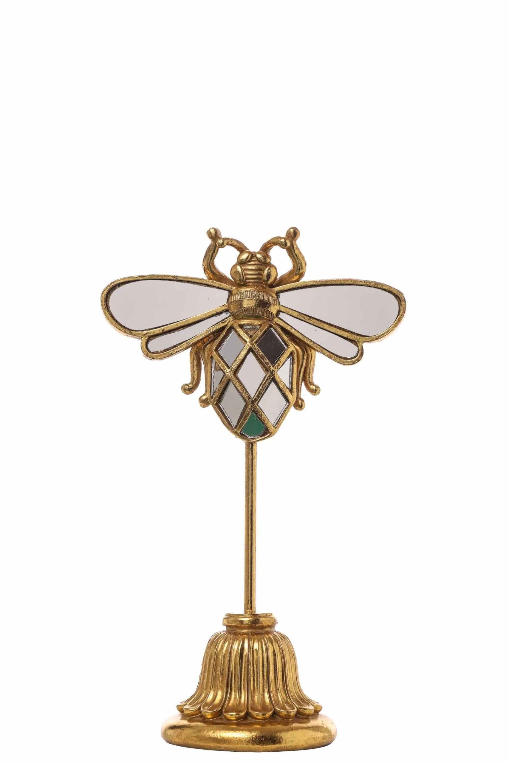 ARPIMEX Resin Scarab on Base 15.5 x 9 x 26.5 Cm Gold