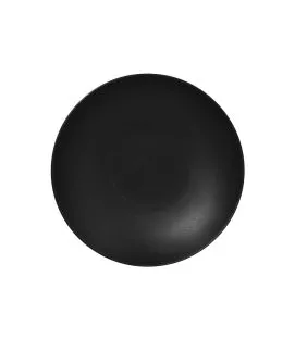 Assiette creuse rond noir porcelaine vitrifiée Ø 25,9 cm Neo Fusion Rak