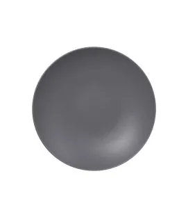 Assiette creuse rond Gris stone porcelaine vitrifiée Ø 25,9 cm Neo Fusion Rak