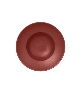 Assiette extra creuse rond rouge porcelaine vitrifiée Ø 26,1 cm Neo Fusion Rak