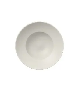 Assiette extra creuse rond Blanc sable porcelaine vitrifiée Ø 26,1 cm Neo Fusion Rak