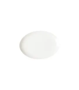 Plat ovale ivoire porcelaine vitrifiée 21x15 cm Nano Rak