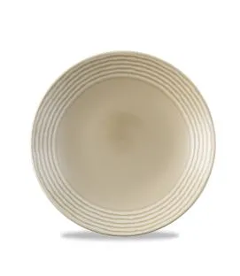 Assiette coupe creuse rond beige porcelaine vitrifiée Ø 27,8 cm Harvest Norse Dudson