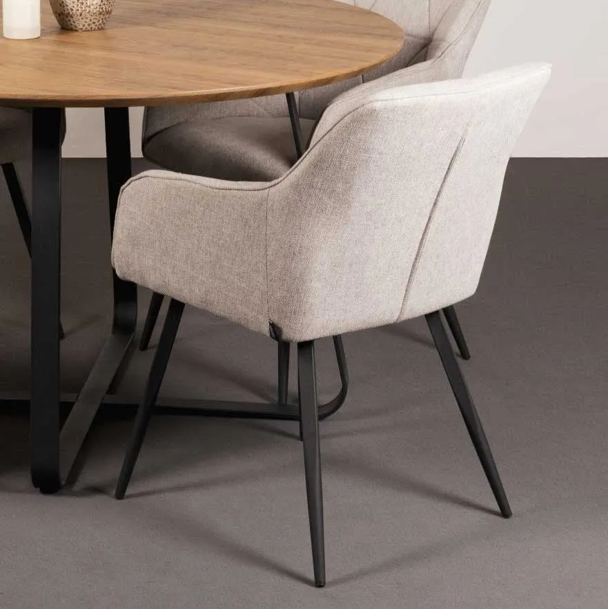 Chaise de salle à manger Gibson - gris