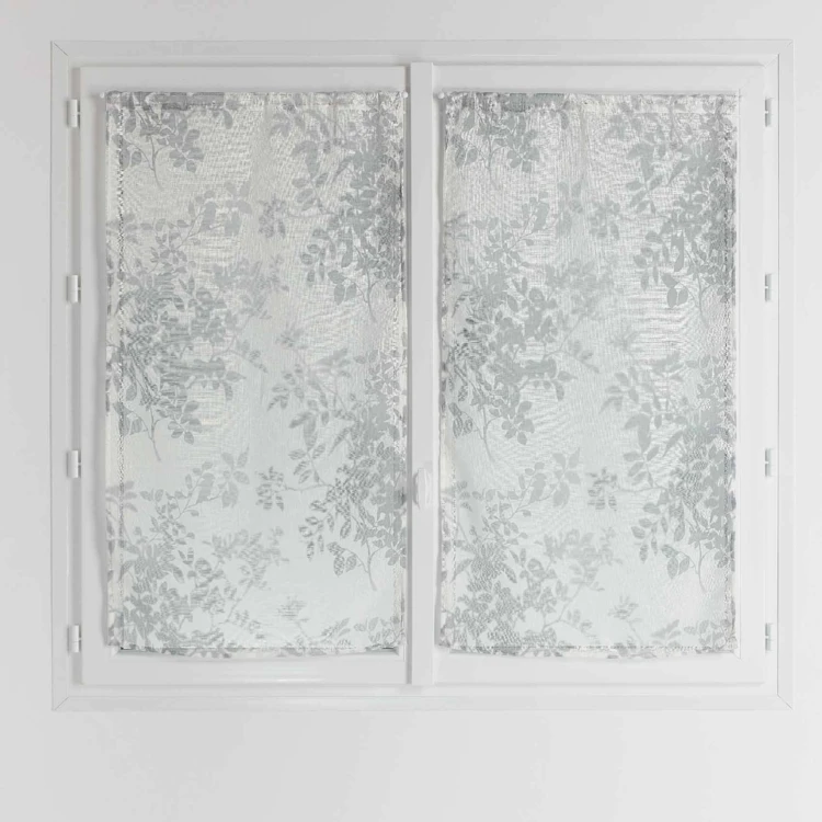 Paire de petits voilages esprit nature