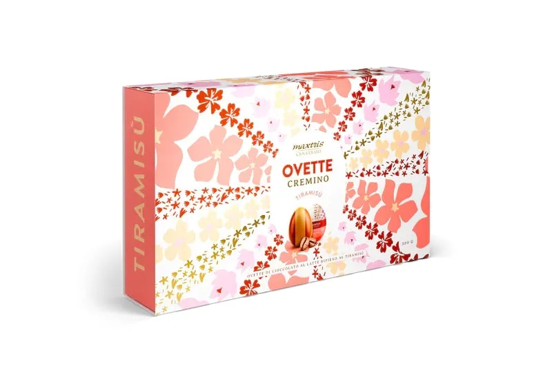 Maxtris Case of Eggs Cremino Tiramisu Tinned 300 Gr