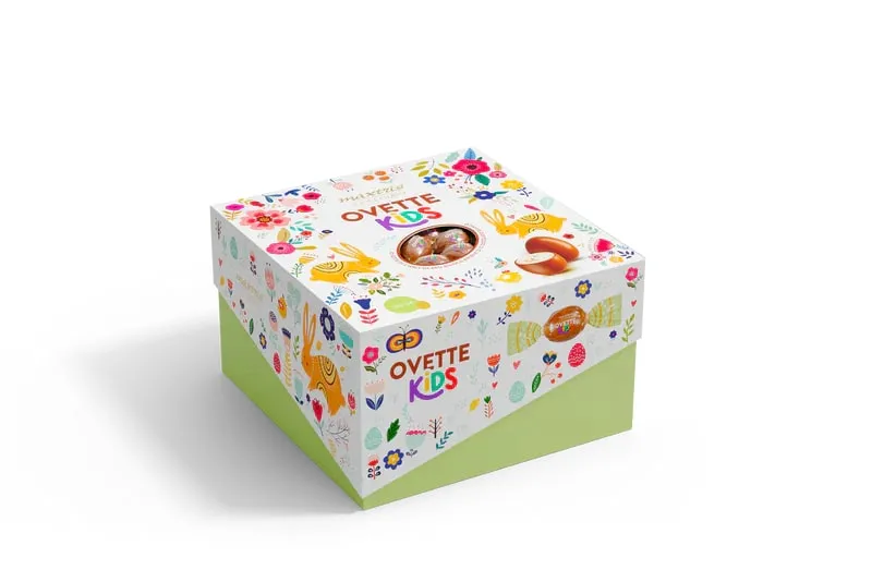 Maxtris Ovette Kids Tray Milk and White Chocolate 500 Gr