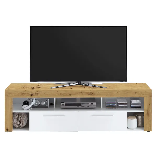 Meuble TV Vidi 180 cm - chêne vielli
