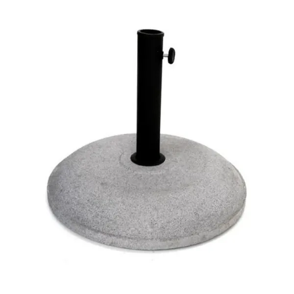 Pied parasol rond - ciment