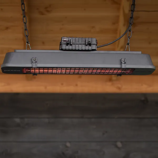 Chauffe-terrasse Isaac 70cm modèle suspendue - noir