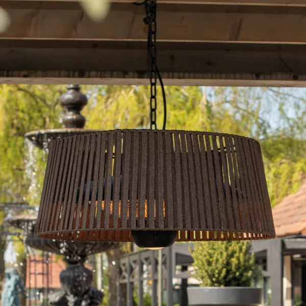Chauffe-terrasse Alix 60cm pendant - brun