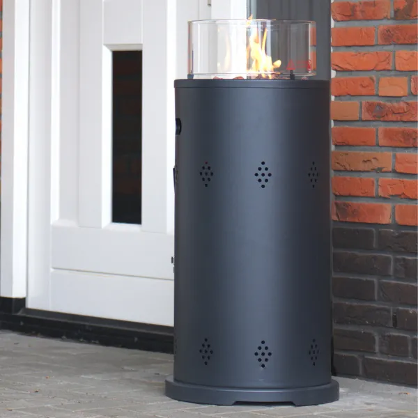 Chauffe-terrasse Bongo 38x90cm au gaz - gris