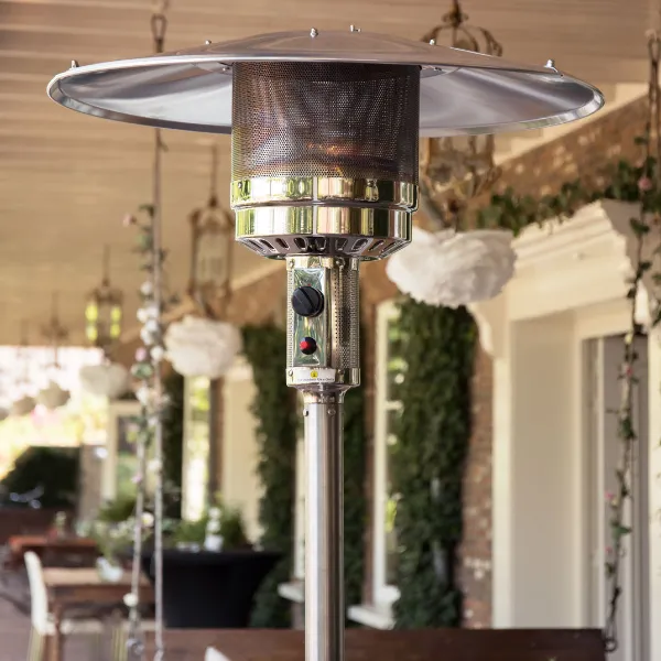 Chauffe-terrasse Mageno au gaz 81x221cm - inox