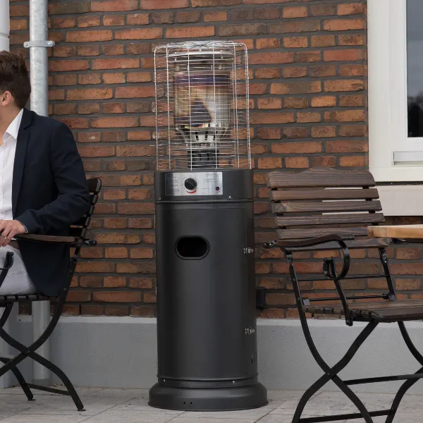 Chauffe-terrasse Perseus au gaz 46x134cm - gris