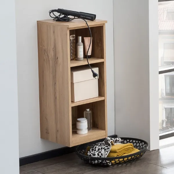 Armoire ouverte Karan 30x35x79cm - chêne