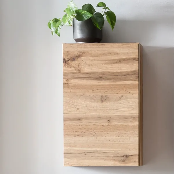 Armoire murale Vikas 40cm 1 porte - chêne