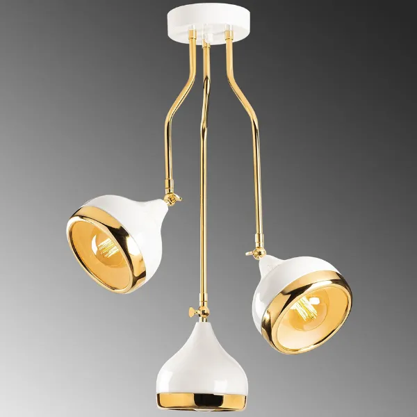 Yıldo Lustre | CORPS EN MÉTAL | Blanc, Or