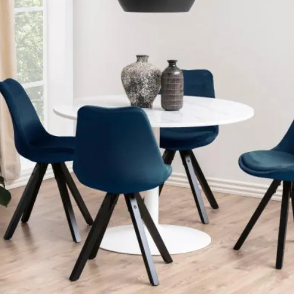 Table à manger Tarro ø110cm - blanc