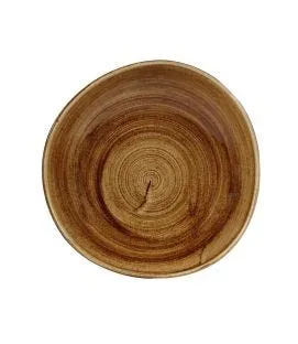 Assiette creuse rond Vintage Copper porcelaine vitrifiée Ø 25,3 cm Stonecast Patina Churchill