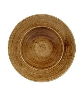 Assiette creuse rond Vintage Copper porcelaine vitrifiée Ø 28 cm Stonecast Patina Churchill
