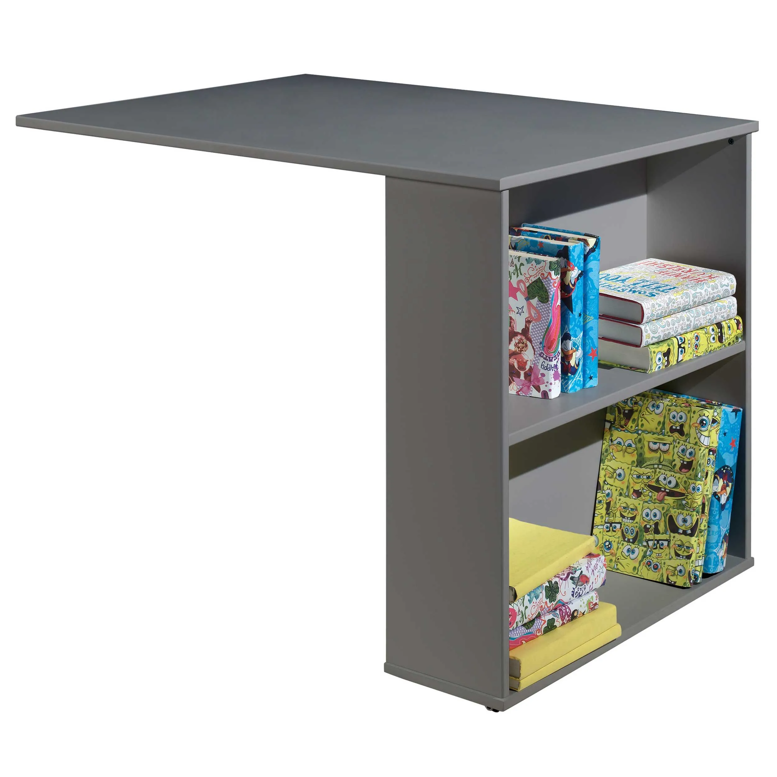 Bureau à rallonge Charlotte - gris