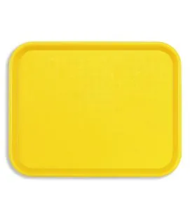 Plateau polypropylène (pp) jaune 46x36 cm Acer Pp Platex