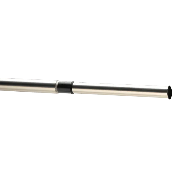 Barre à rideau PYRITE nickel satin 1,9 cm de 120,0 à 210 cm - 4MURS