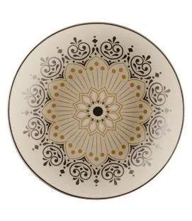 Assiette coupe creuse rond Argila Décor Cartagena porcelaine Ø 29,7 cm Earth Rak