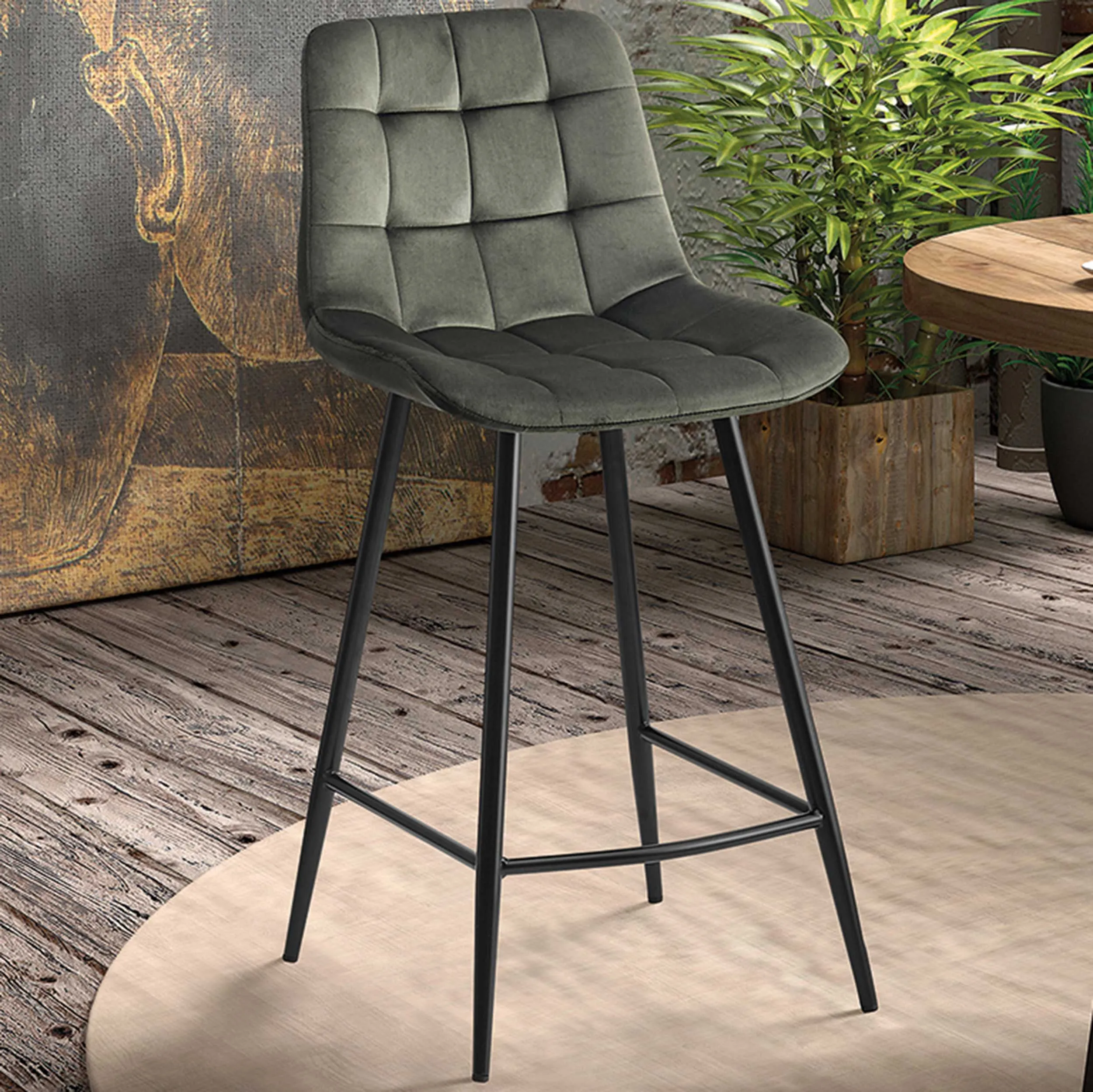 Tabouret de bar Tanja-vert