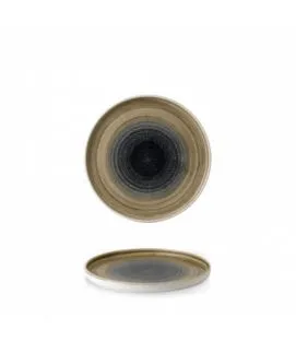 Assiette à bord droit rond aqueous bayou porcelaine vitrifiée Ø 21 cm Stonecast Churchill