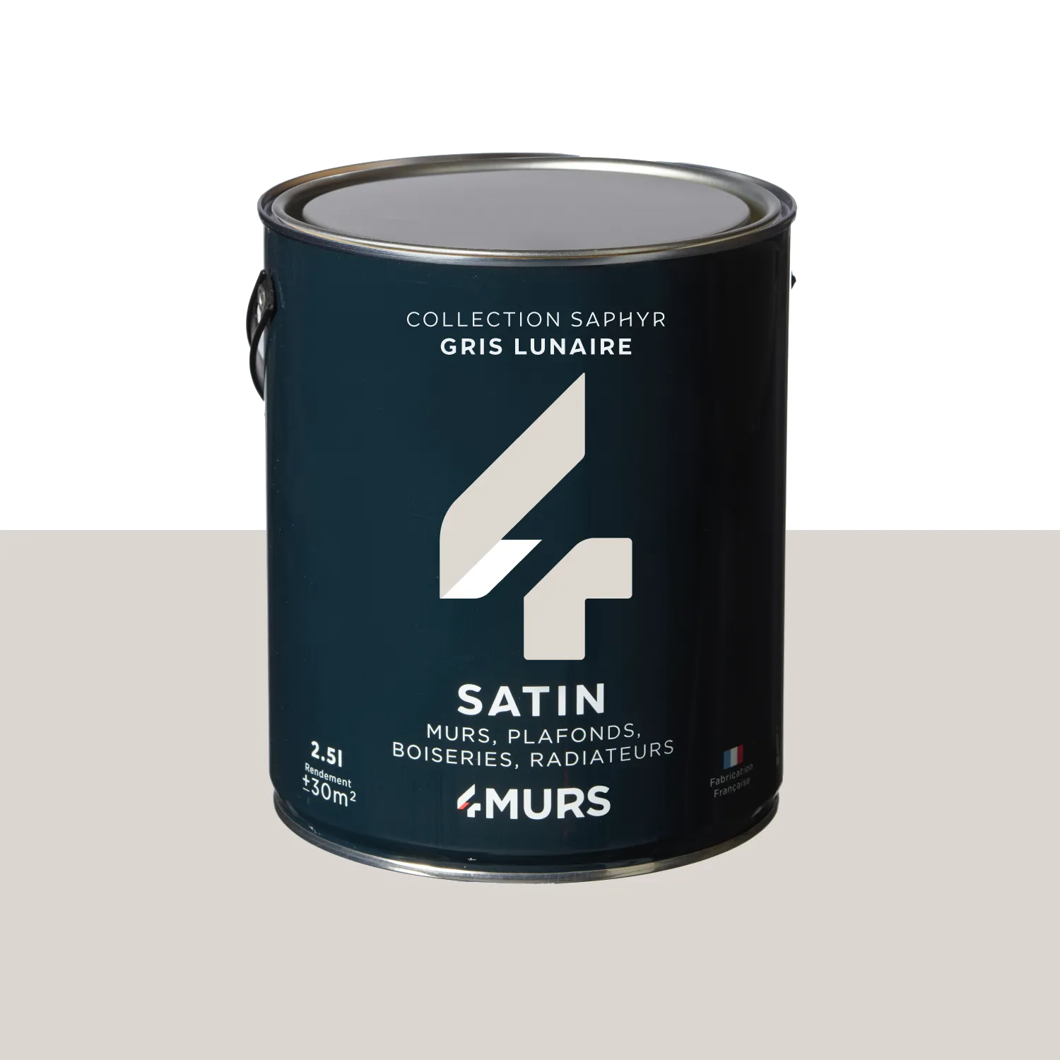 Saphyr Peinture Multi-supports Peinture gris lunaire Satiné - 4MURS