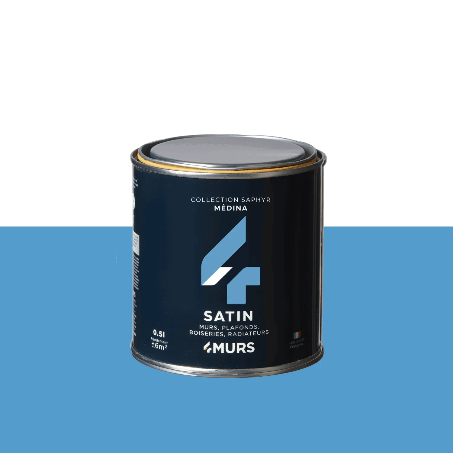 Saphyr Peinture Finition Peinture médina Satiné 0,5 L - 4MURS