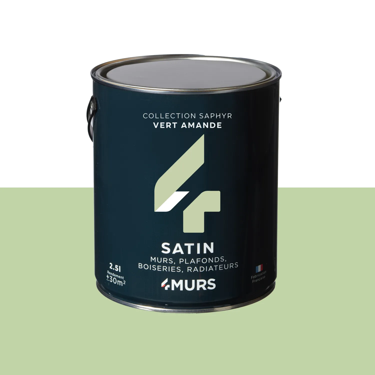 Saphyr Peinture Multi-supports Peinture vert amande Satiné - 4MURS