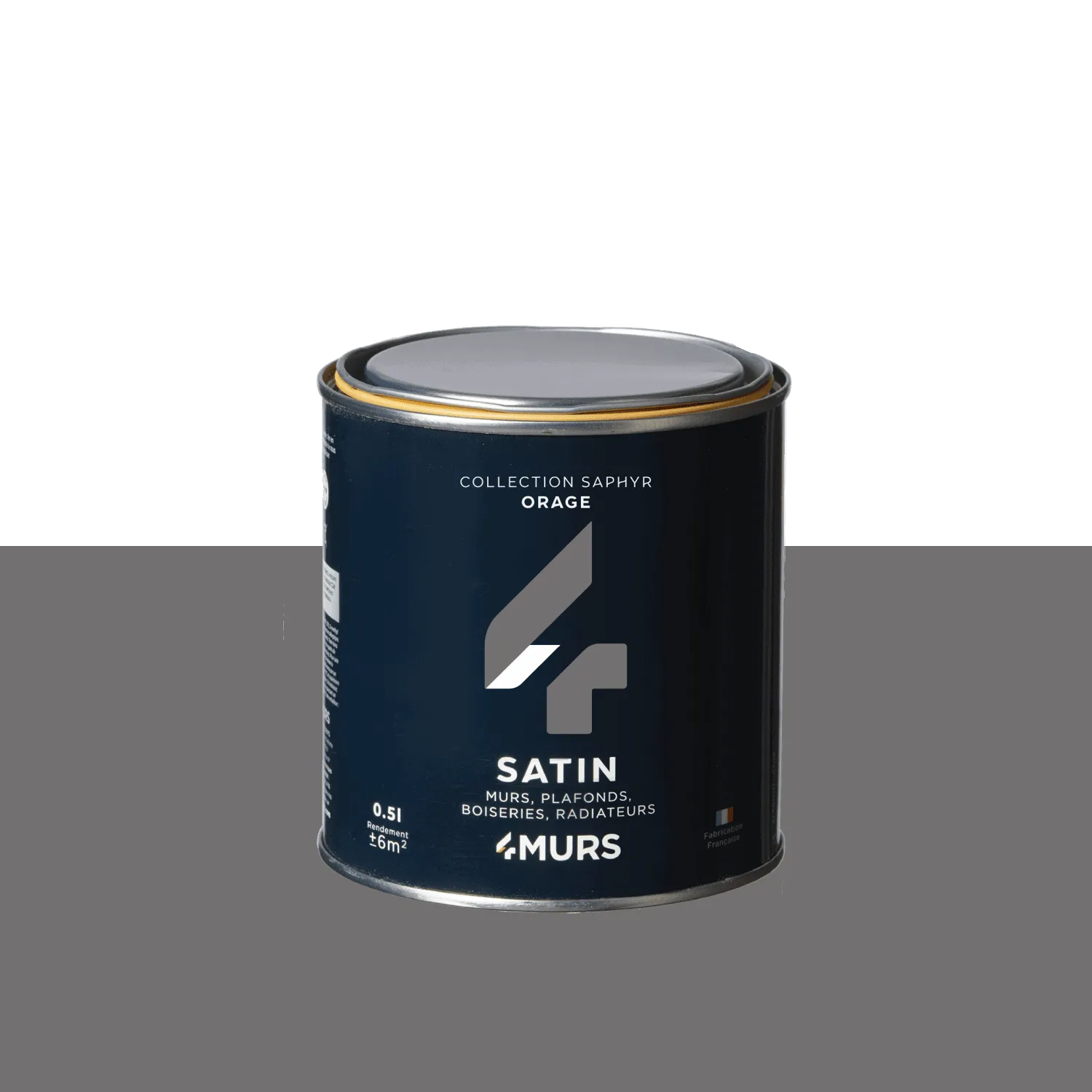 Saphyr Peinture Finition Peinture orage Satiné 0,5 L - 4MURS