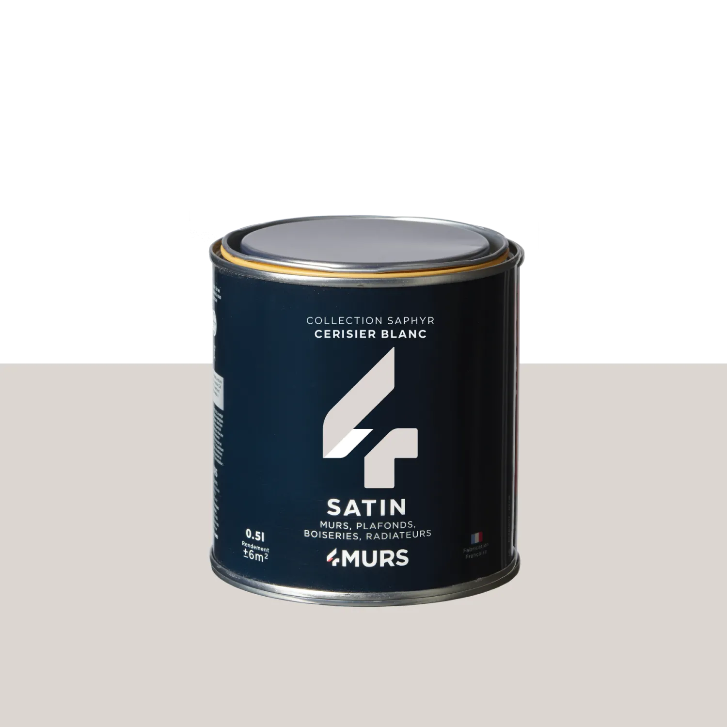 Saphyr Peinture Finition Peinture cerisier blanc Satiné 0,5 L - 4MURS